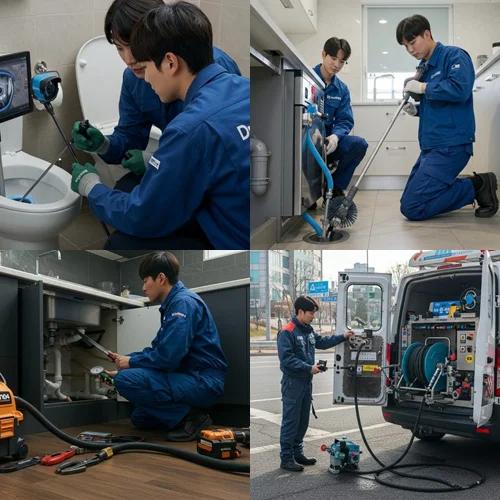 이패동 하수구 막힘 업체, 빌라 막힘 시원하게 해결 완료!