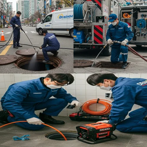 삼패동 하수구 뚫음 하수도, 남양주 식당 기름때 제거 완료!