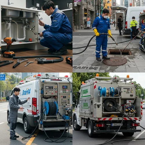남양주 금곡동 싱크대 막힘 배수구, 빌라 1층 역류 완벽 해결! (후기)