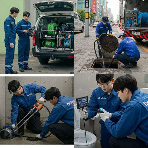 남양주 금곡동 싱크대 막힘 배수구, 빌라 1층 역류 완벽 해결! (후기)