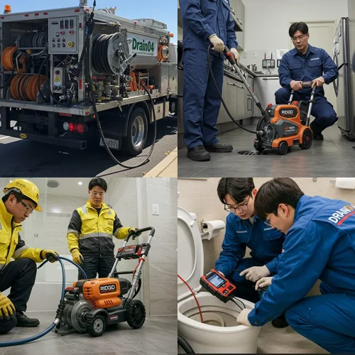 남양주 와부읍 하수구 뚫음 하수도 배수구 막힘 해결
